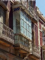 Casa de la Corredera de San Fernando n� 25. Balc�n cerrado