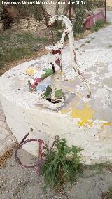 Fuente El Pozuelo. Bomba y apoyac�ntaros