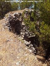 Castillo de Arenas. Recinto Inferior. Torre�n norte