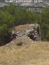 Castillo de Arenas. Recinto Inferior. Torre�n norte