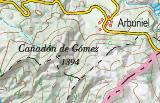 Ca�ad�n de G�mez. Mapa