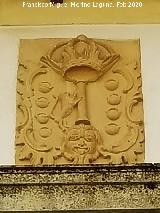 Casa de la Calle Mu�oz Garnica n� 2. Escudo
