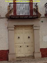 Casa de la Calle Vicente Ort� Peralta n� 18. Portada