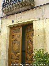 Casa de la Calle Juan de Dios Gonz�lez n� 7. 