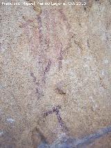 Pinturas rupestres de la Cueva de la Higuera. Pinturas rupestres superiores