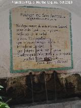 Fuente de San Antonio. Azulejos y ca�os