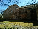 Santuario de Ntra Sra de la Encarnacin. Lateral donde se encuentran los restos de la mezquita