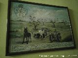 Santuario de Ntra Sra de la Encarnacin. Dibujo del milagro