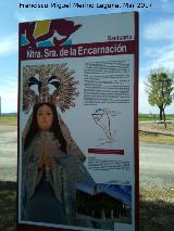 Santuario de Ntra Sra de la Encarnacin. Cartel