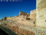 Calatrava la Vieja. Barbacana. Barbacanas del alczar