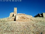 Calatrava la Vieja. Alczar. Esquina suroeste del Alczar