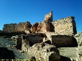 Calatrava la Vieja. Alczar. Muralla de separacin con la medina