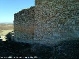 Calatrava la Vieja. Alczar. Muralla a extramuros de separacin con la medina