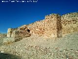 Calatrava la Vieja. Foso. Desde el foso de la medina