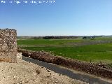 Calatrava la Vieja. Foso. En la zona de la medina