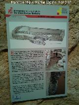 Calatrava la Vieja. Iglesia Templaria. Cartel