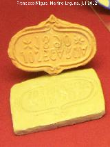 Historia de �beda. Sello alfarero siglo XIX. Museo Arqueol�gico de �beda