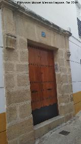 Casa de la Calle Maestro Palomino n 17. Portada