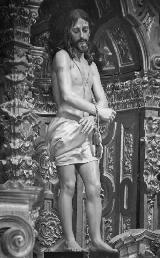 Iglesia de San Pablo. Cristo de la Humildad foto antigua