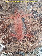 Pinturas rupestres del Abrigo del Guadal�n II. Antropomorfo
