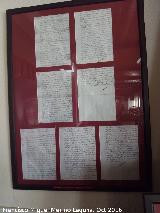 Cartas de Reding a Villanueva de la Reina. Casa de Postas - Villanueva de la Reina Historia de Villanueva de la Reina. Cartas de Reding a Villanueva de la Reina. Casa de Postas - Villanueva de la Reina