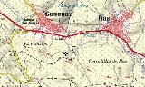Antiguo Camino de Baeza. Mapa