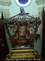 Santuario de las Reliquias. Rel�quias