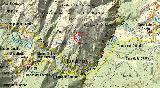 Piedra del guila. Mapa