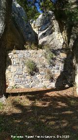 Callejn del Cerro de Santa Catalina. Muro de contencin