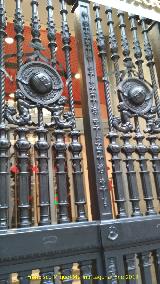 Reja Edificio de la Gran Vía de Colón nº 4. Reja