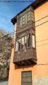 Casa de la Calle San Miguel n� 15. Calle de balcones cerrados