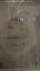 Aljafer�a. Torre del Trobador. Graffiti