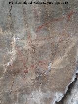Pinturas rupestres del Abrigo de Mingo L�pez I. 