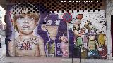 Graffiti de la Calle Bailn. 