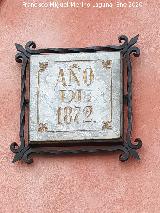 Casa de la Calle Puerta de Ja�n n� 6. A�o 1872