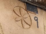 Casa de la Calle Crist�bal Col�n n� 9. Tondo floral