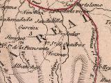 Ro Guadiana Menor. Mapa 1847