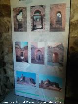 Calatrava la Vieja. Cartel de intervenciones de restauracin