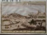 Historia de Granada. Dibujo antiguo. Casa de los Tiros