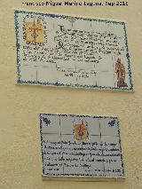 Convento de las Comendadoras de Santiago. Placas