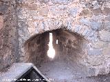 Castillo de Almansa. Tronera