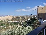 Mirador de la Huerta. Al fondo el Barrio de Alfareras