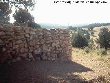 Yacimiento de El Ceremeo. Muralla