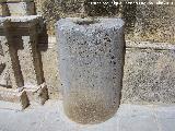Palacio de la Calle San Pedro n 2. Columna romana