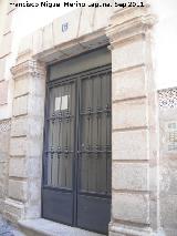 Casa de la Calle Las Novias n� 6. 