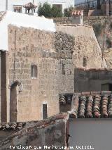 Casa de la Calle Acceso al Castillo n� 9. Lateral trasero de piedra