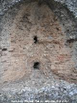 Carnicera de los Moros. Arco central con desages