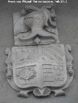 Casa del Alferez Jos� Gallo. Escudo izquierdo