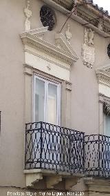 Casa del Alferez Jos� Gallo. Balc�n