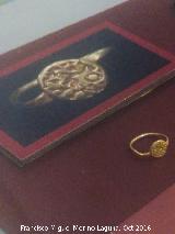 Yacimiento Las Ventas. Anillo de oro, siglo VI. Museo Provincial de Ja�n